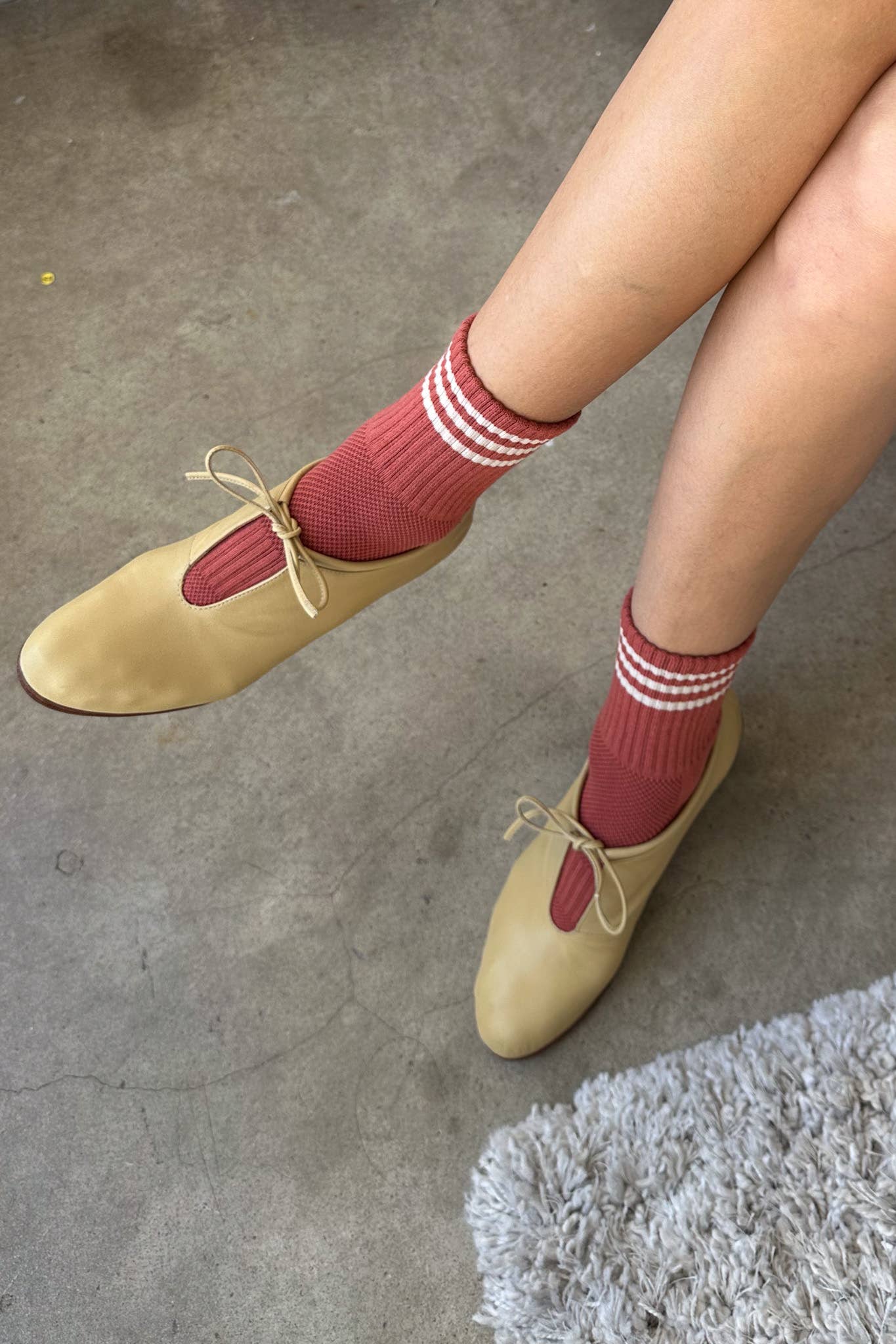 Girlfriend Socks: Scarlet