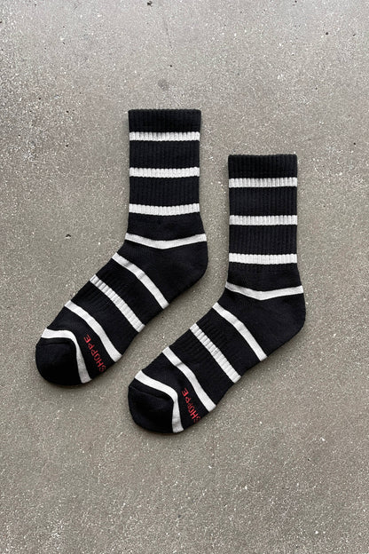 Striped Boyfriend Socks: Sailor Stripe - The Crowd Went Wild