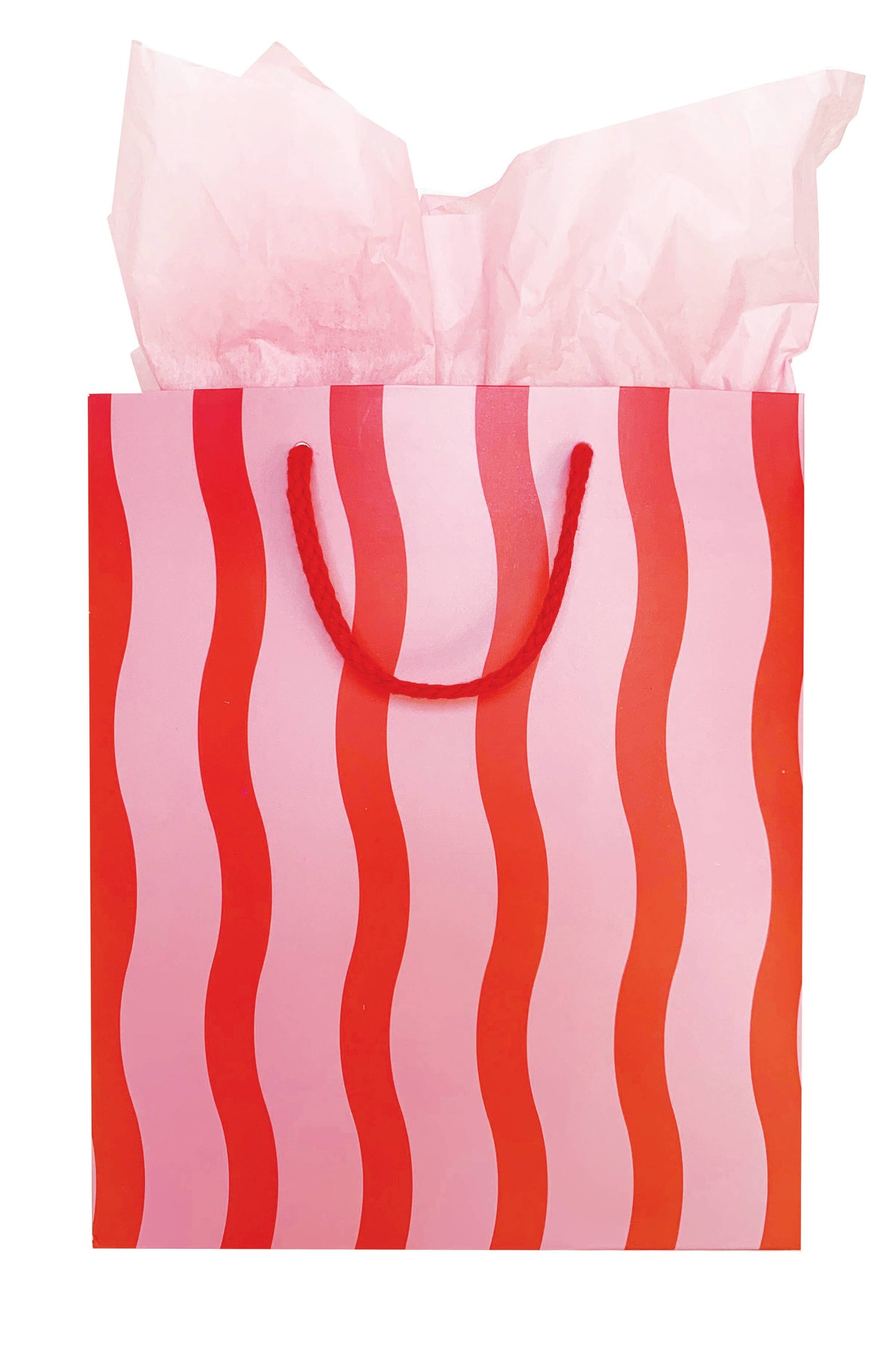 Fussy Stripe Gift Bag - The Crowd Went Wild