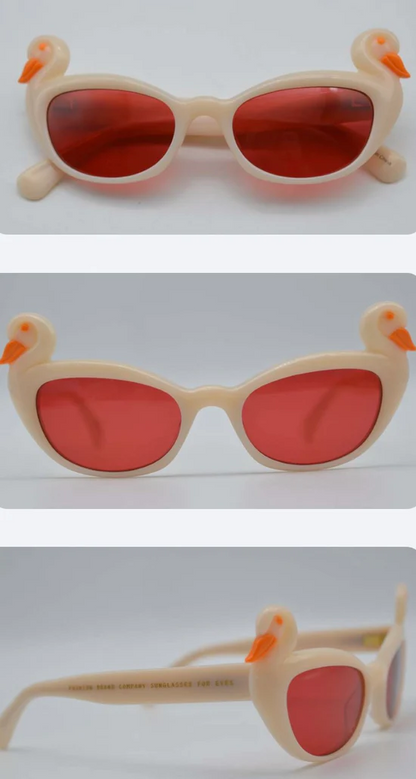 Swan Sunglasses - The Crowd Went Wild
