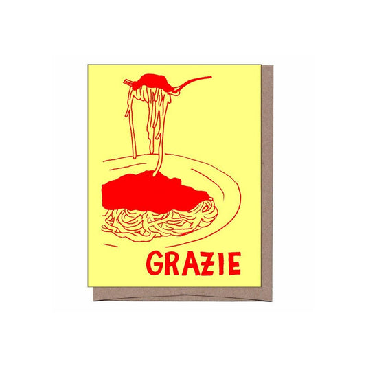 Grazie Thank You Greeting Card - The Crowd Went Wild