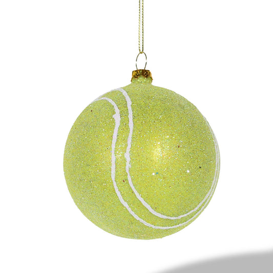 Party Rock | Tennis Ball Glass Ornament - The Crowd Went Wild