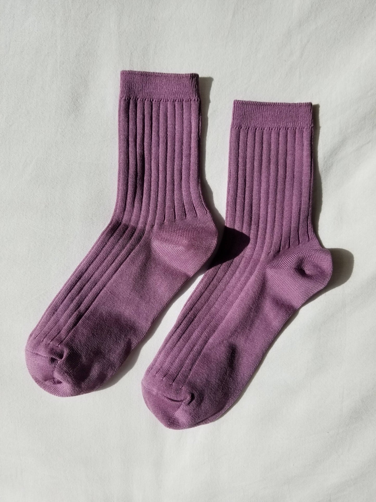 Her Socks - Mercerized Combed Cotton Rib - The Crowd Went Wild