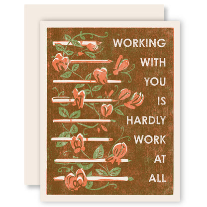 Working With You Gratitude Card