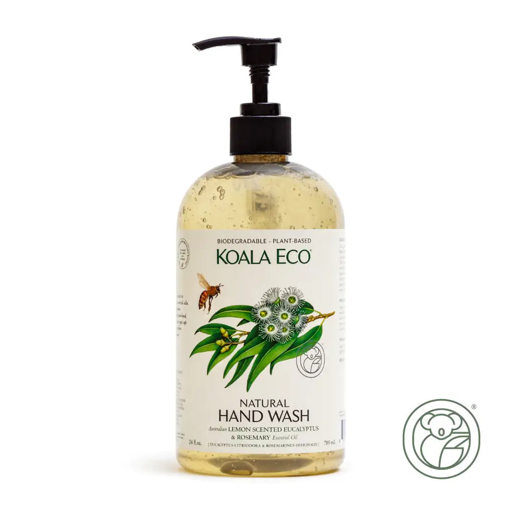 Natural Hand Wash Lemon Scented Eucalyptus & Rosemary 24 oz - The Crowd Went Wild