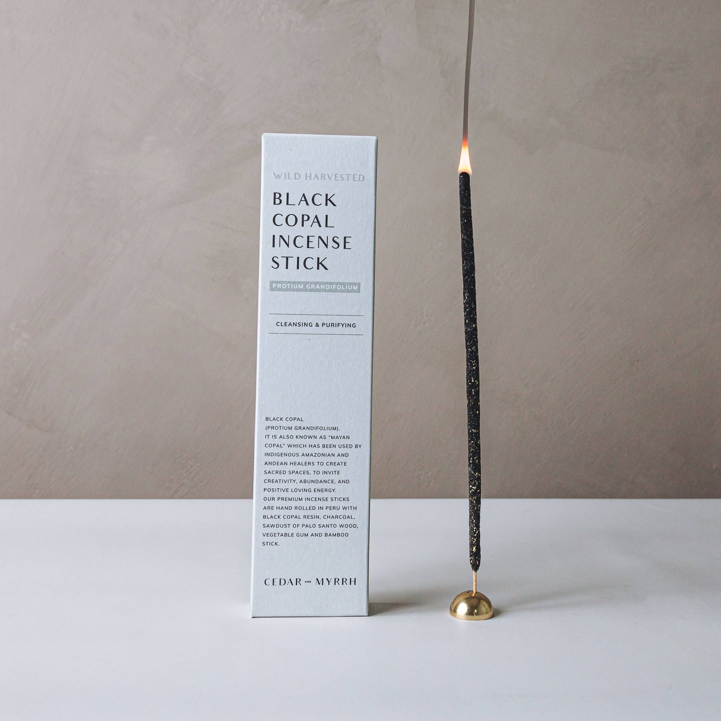 [Burning Ritual] Black Copal Incense Stick - The Crowd Went Wild