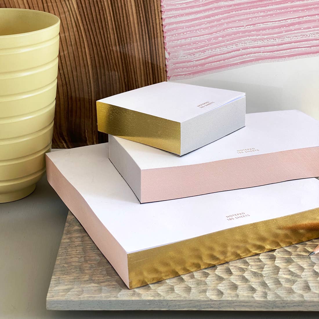 Multi-Edged Pads: Blush/Gold/Grey, 3 sizes - The Crowd Went Wild
