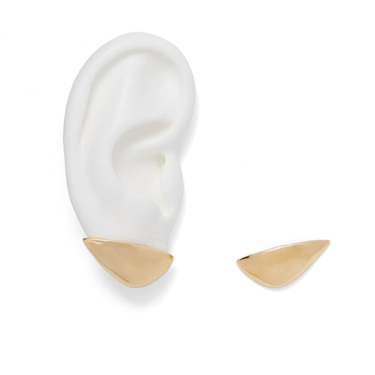 Lobe Earrings in Gold - The Crowd Went Wild