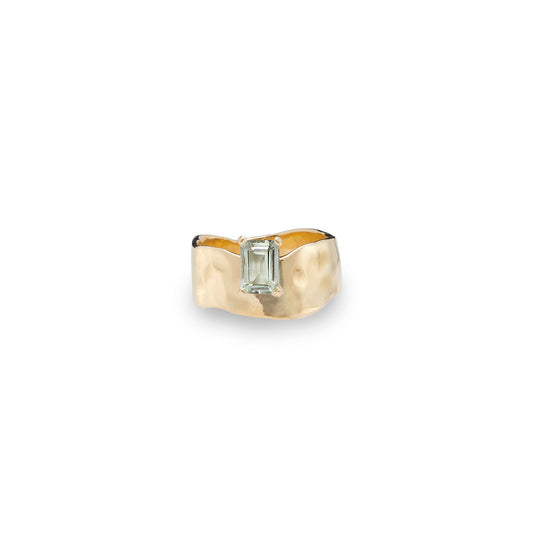 Wade Ring with Amethyst - Gold - The Crowd Went Wild