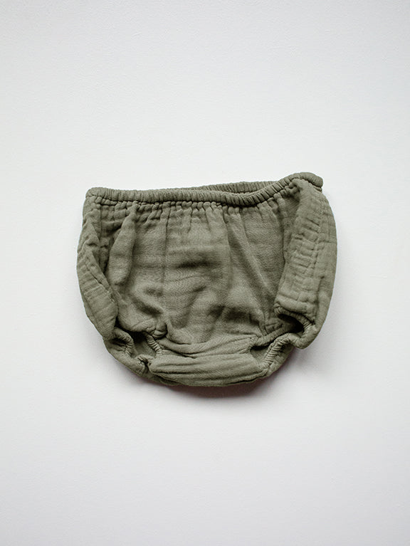 Muslin Bloomers in Sage - The Crowd Went Wild