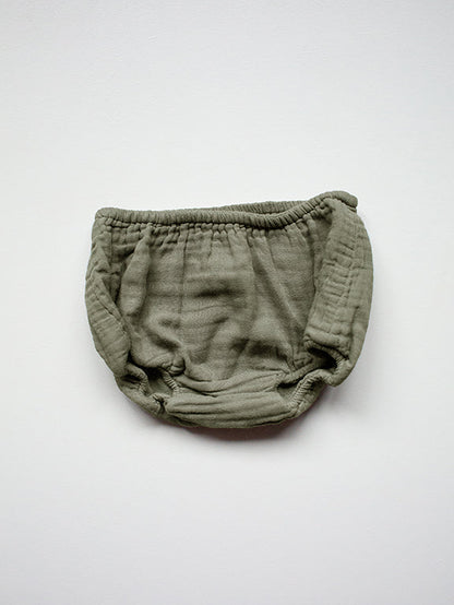 Muslin Bloomers in Sage - The Crowd Went Wild