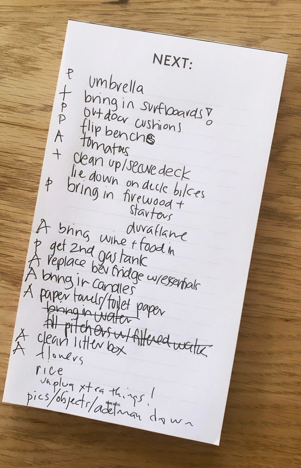 Next Note Pad - The Crowd Went Wild