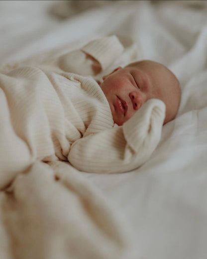 Newborn Ribbed Sleep Gown - The Crowd Went Wild