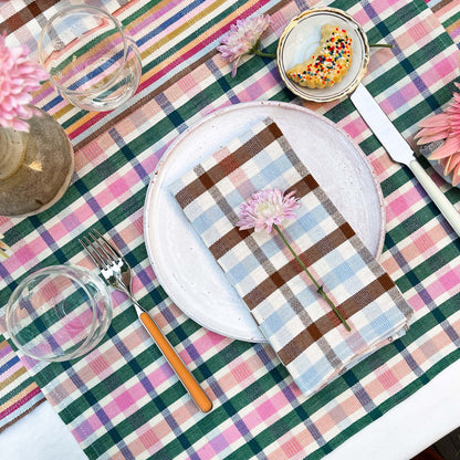 Louisa Plaid Dinner Napkin - Set of 4 - The Crowd Went Wild