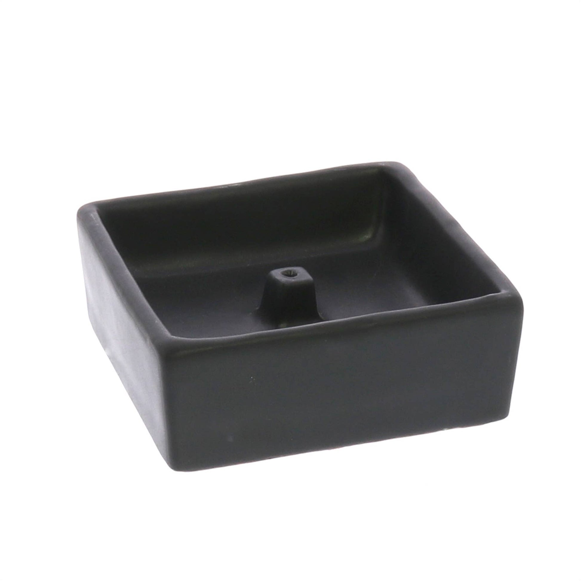 Luna Incense Holder - Square - Matte Black - The Crowd Went Wild