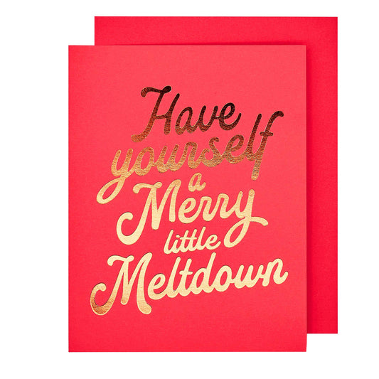 Merry Meltdown Holiday Card: Single - The Crowd Went Wild
