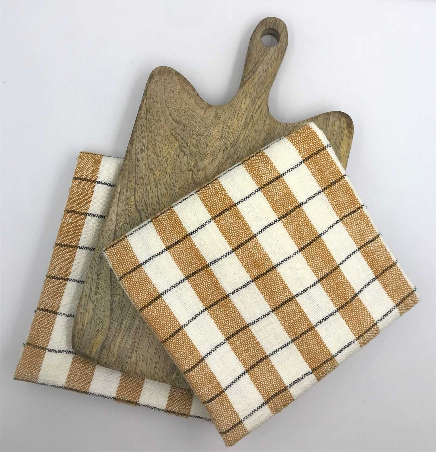 Gift pack - Set of 2 Kitchen Towels & Wooden Chopping Board - The Crowd Went Wild