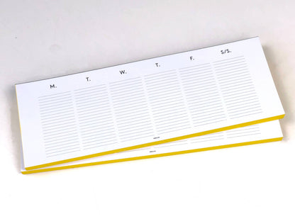 Planner Desk Pads with Colored Edges - The Crowd Went Wild