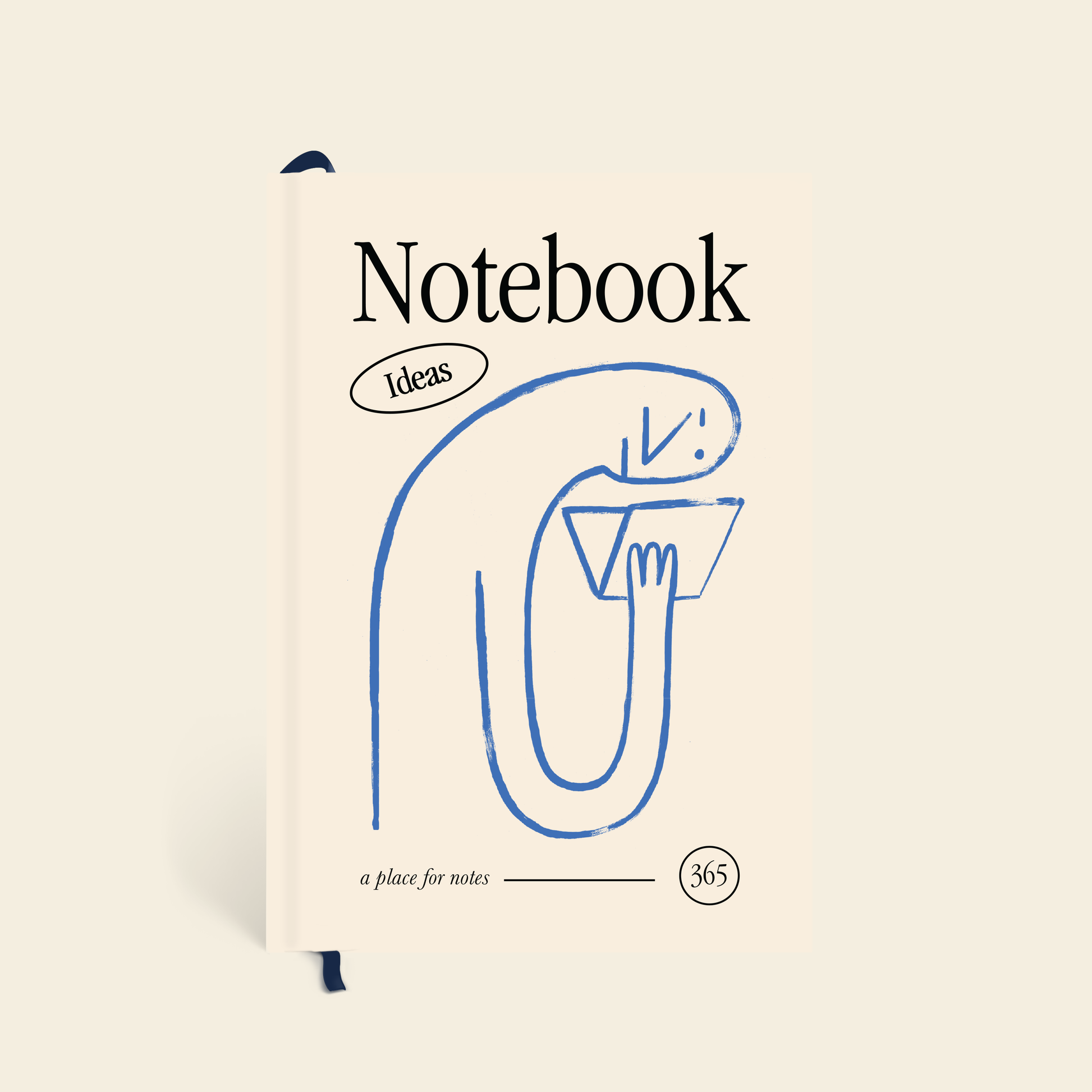 Nose In A Book Lined Notebook - The Crowd Went Wild