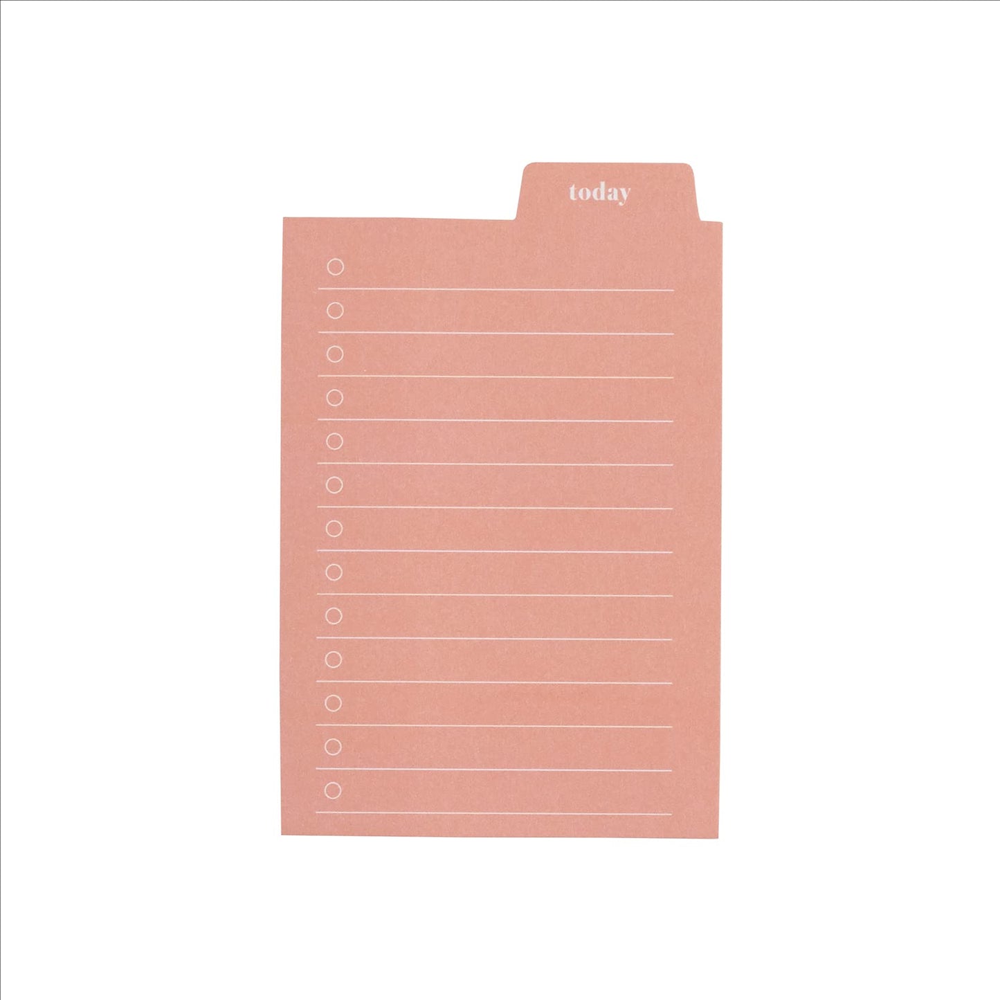 Tabbed Sticky Notes - Daily Checklist - The Crowd Went Wild