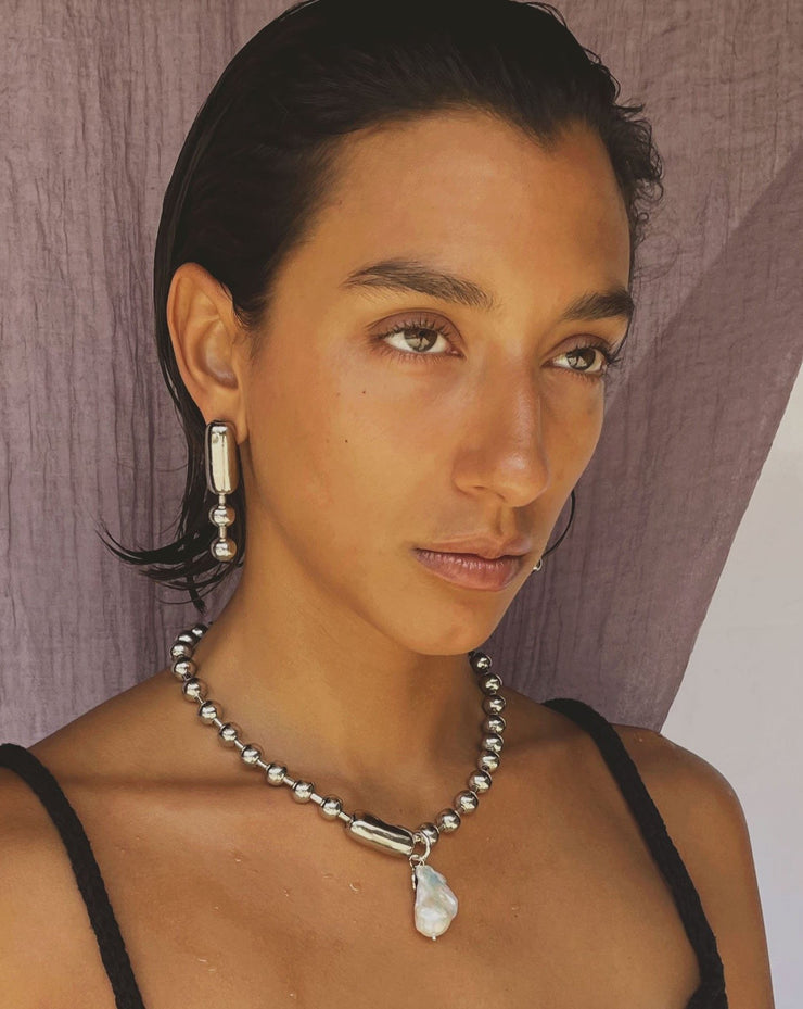 Ball Chain Earrings - The Crowd Went Wild