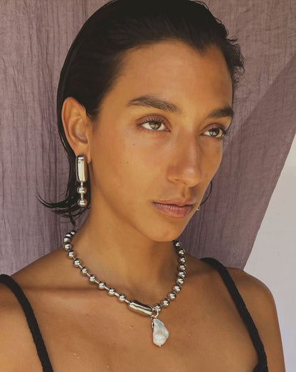 Ball Chain Earrings - The Crowd Went Wild