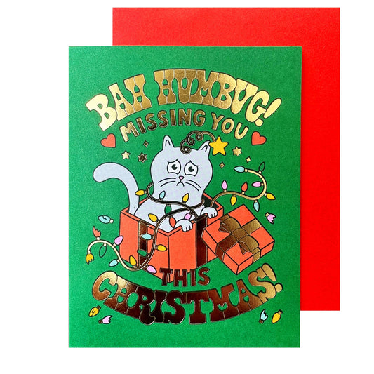 Bah Humbug Miss You Christmas Card: Single - The Crowd Went Wild