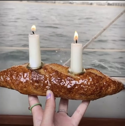 Baby Baguette Candle Holder