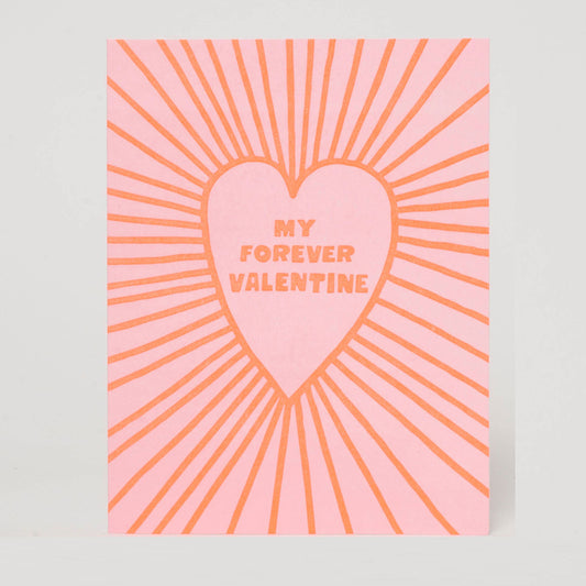 My forever valentine greeting card