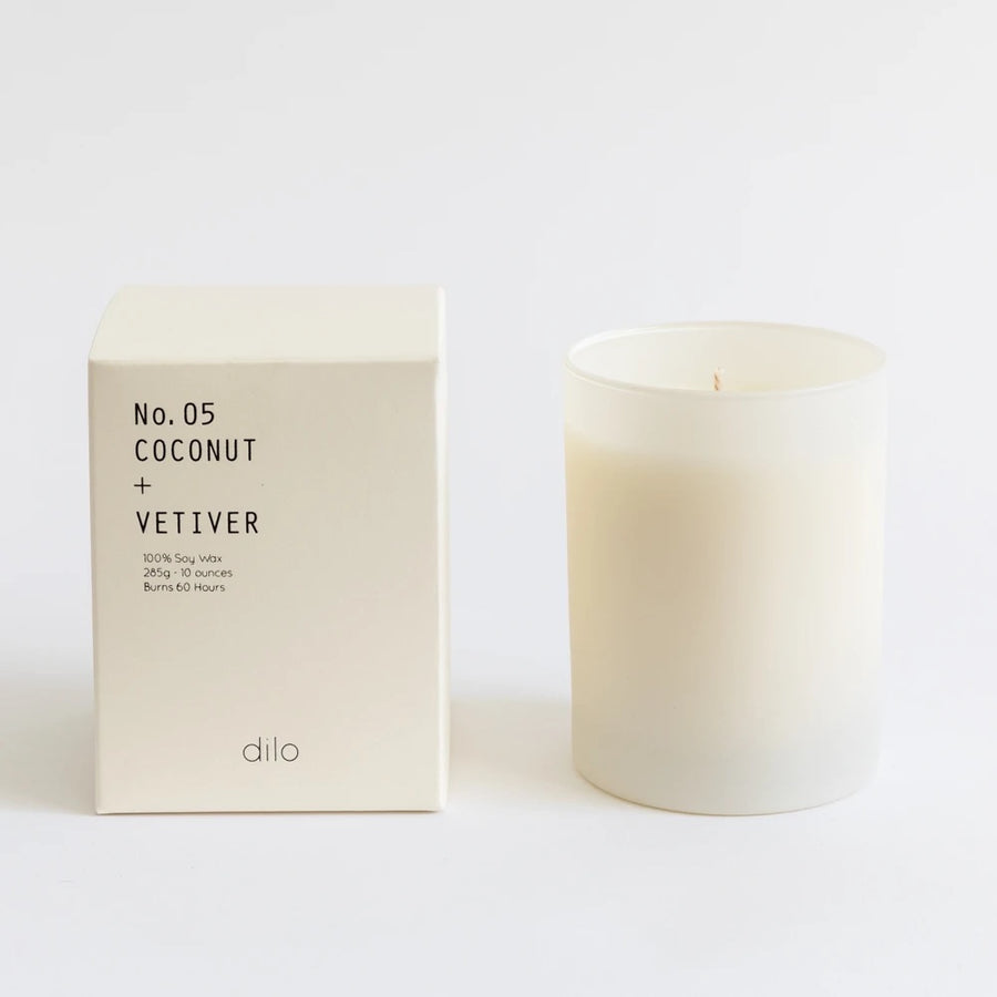 Dilo Candles - Coconut + Vetiver - The Crowd Went Wild
