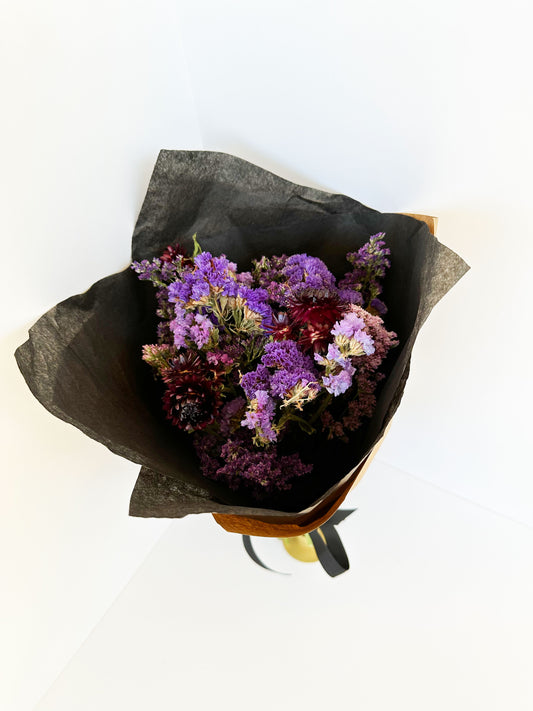 Dried Flower Bunch - Purple Mix - The Crowd Went Wild